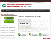 Tablet Screenshot of ebookconverter.com